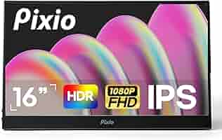 Amazon.com: Pixio PX160 Wave Portable Monitor 15.6 inch 60Hz